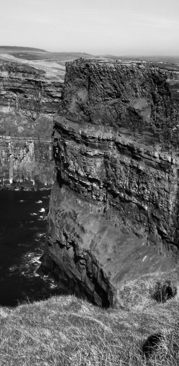 Estructura geol&oacute;gica de los Acantilados de Moher en Irlanda.